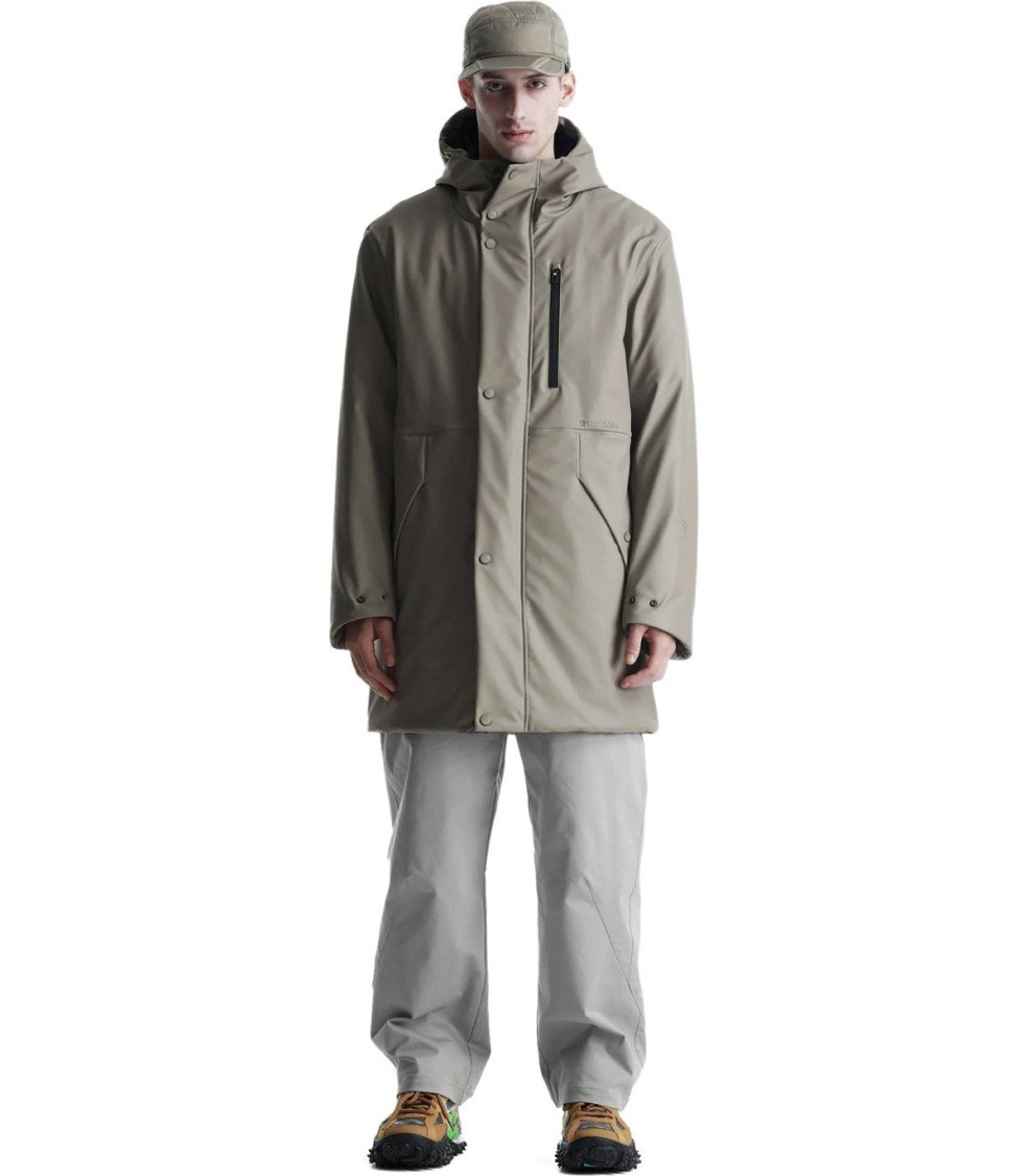 Krakatau Mentat Taupe Parka In Neutral