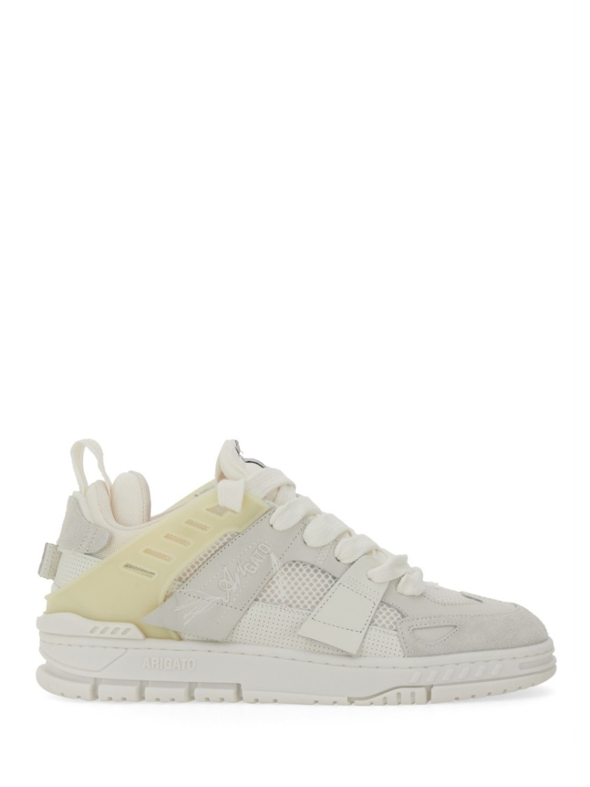 Axel Arigato Area Patchwork Low-top Sneakers In Grey
