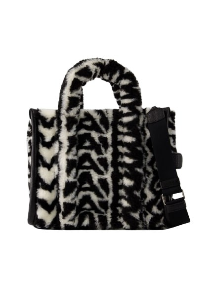 Marc Jacobs The Medium Tote - Synthetic - Black/Ivory Tote Marc Jacobs The Medium Tote - Synthetic - Black/Ivory Tote