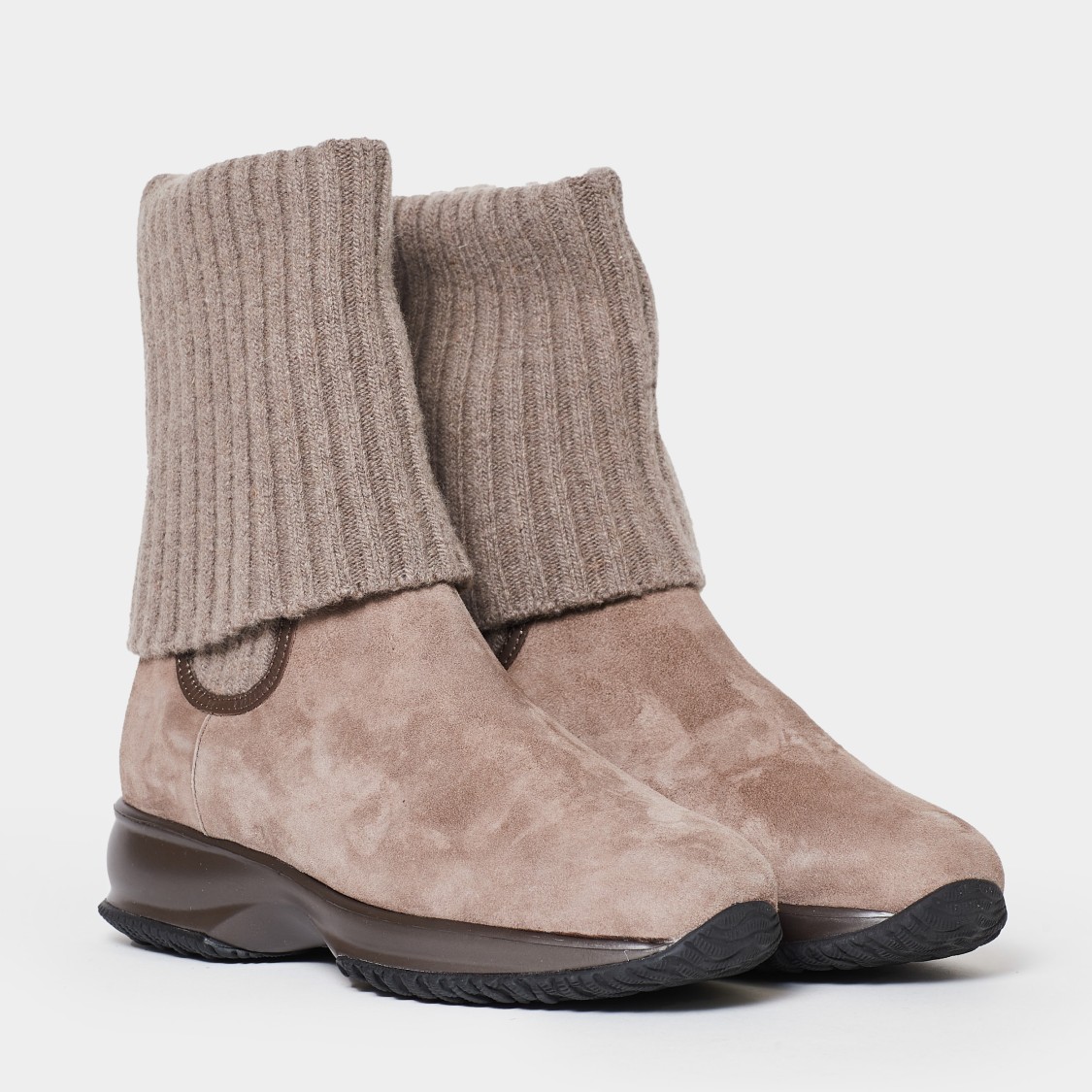 ミドルブーツ HOGAN Women Boots HXW6740FL90BYEC415 BEIGE HOGAN CHELSEA ANKLE BOOTS H629 Women Trekking Beige