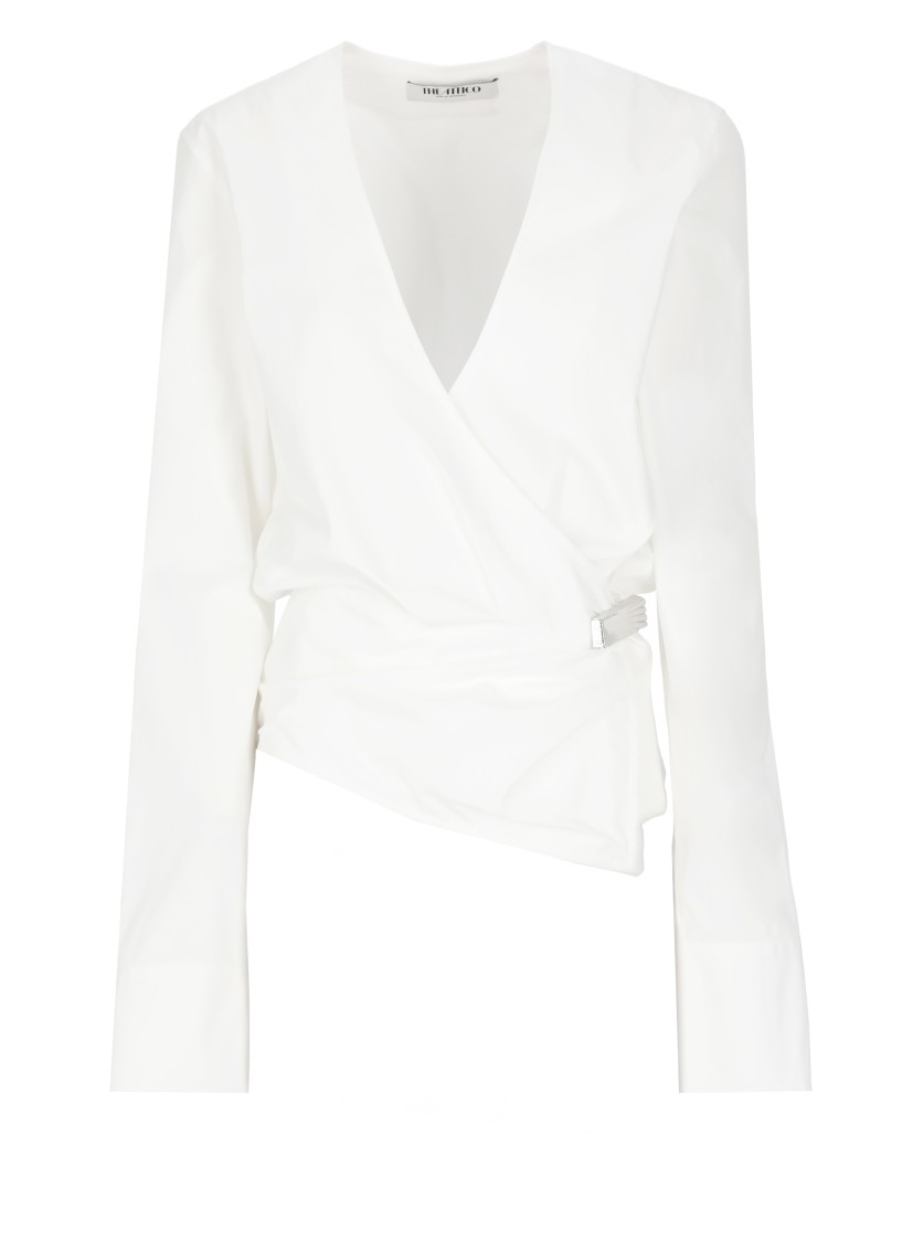Attico The  White Cotton Blouse