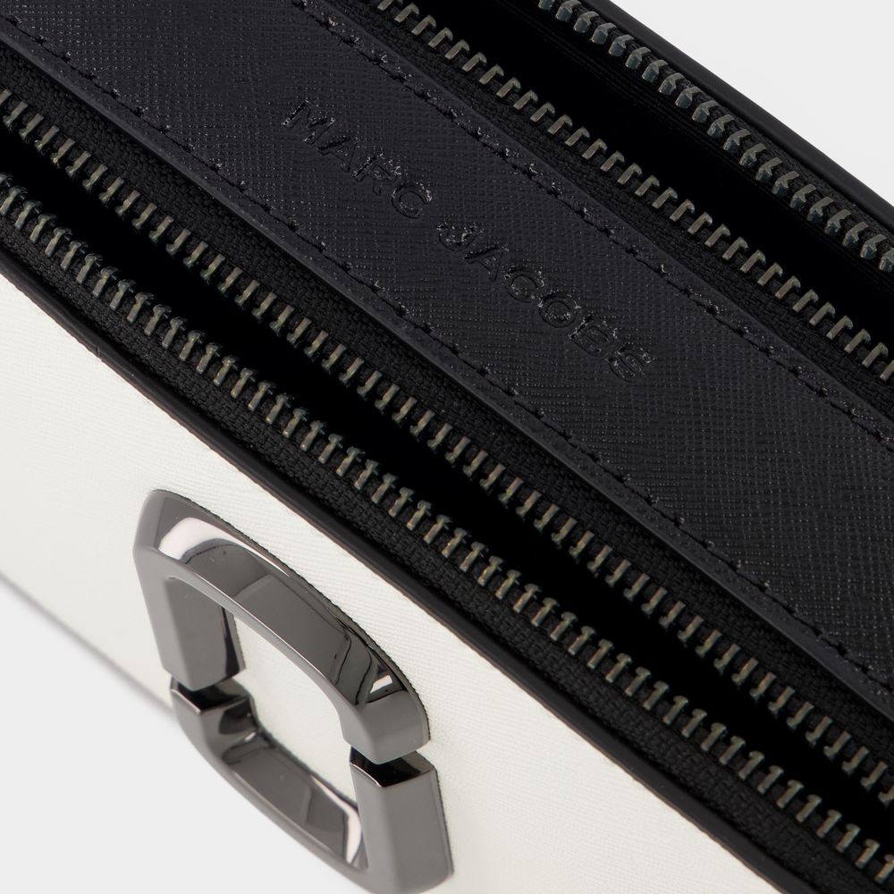 Marc Jacobs The Snapshot Crossbody Bag In Silver