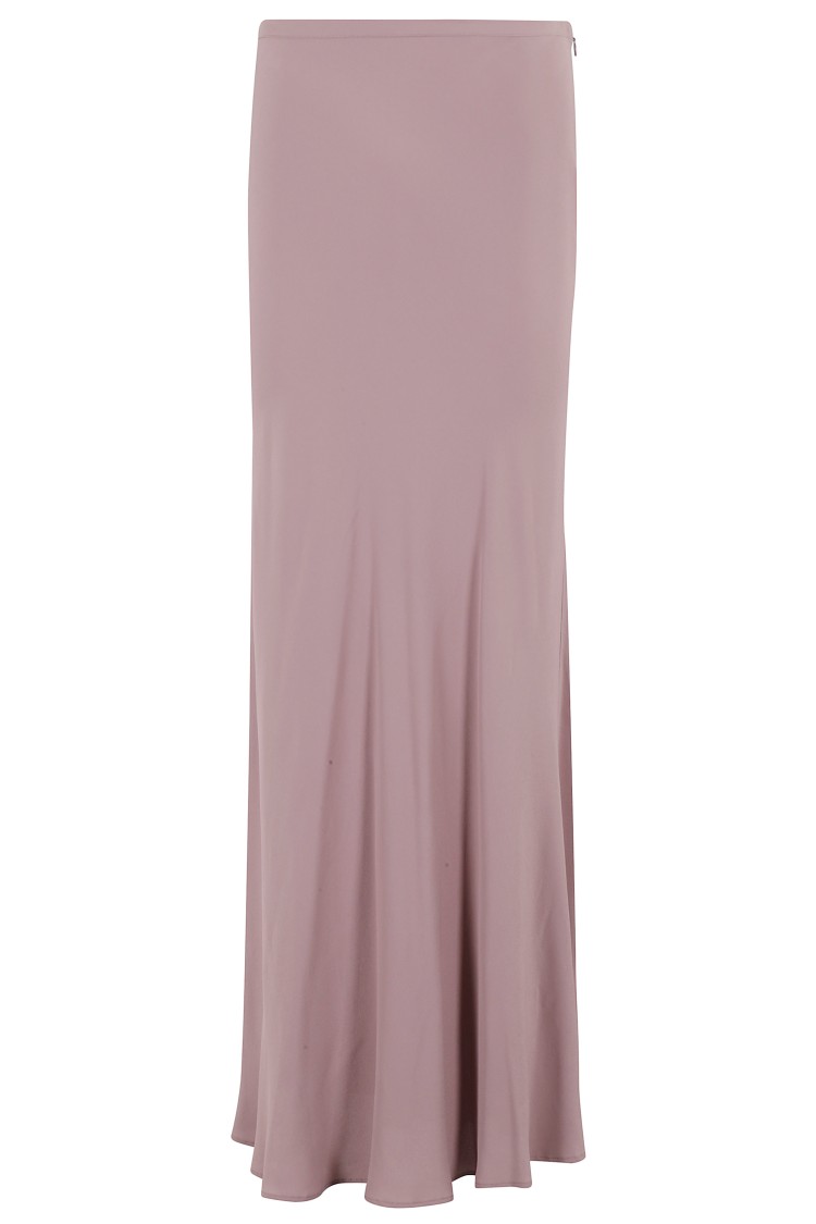 FEDERICA TOSI FEDERICA TOSI FLARED HEM CREPE DE CHINE MAXI SKIRT 
