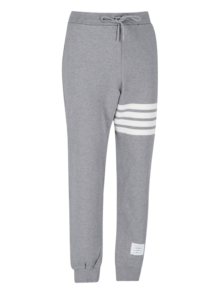 Thom Browne 4-bar Sweat Pants In Gray