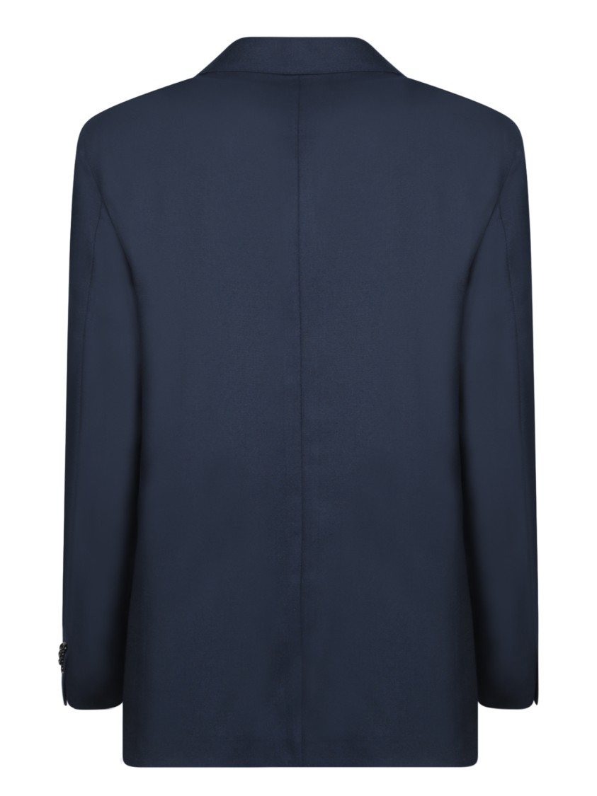 Shop Tagliatore Single-breasted Cashmere Jacket With Buttoned Cuffs