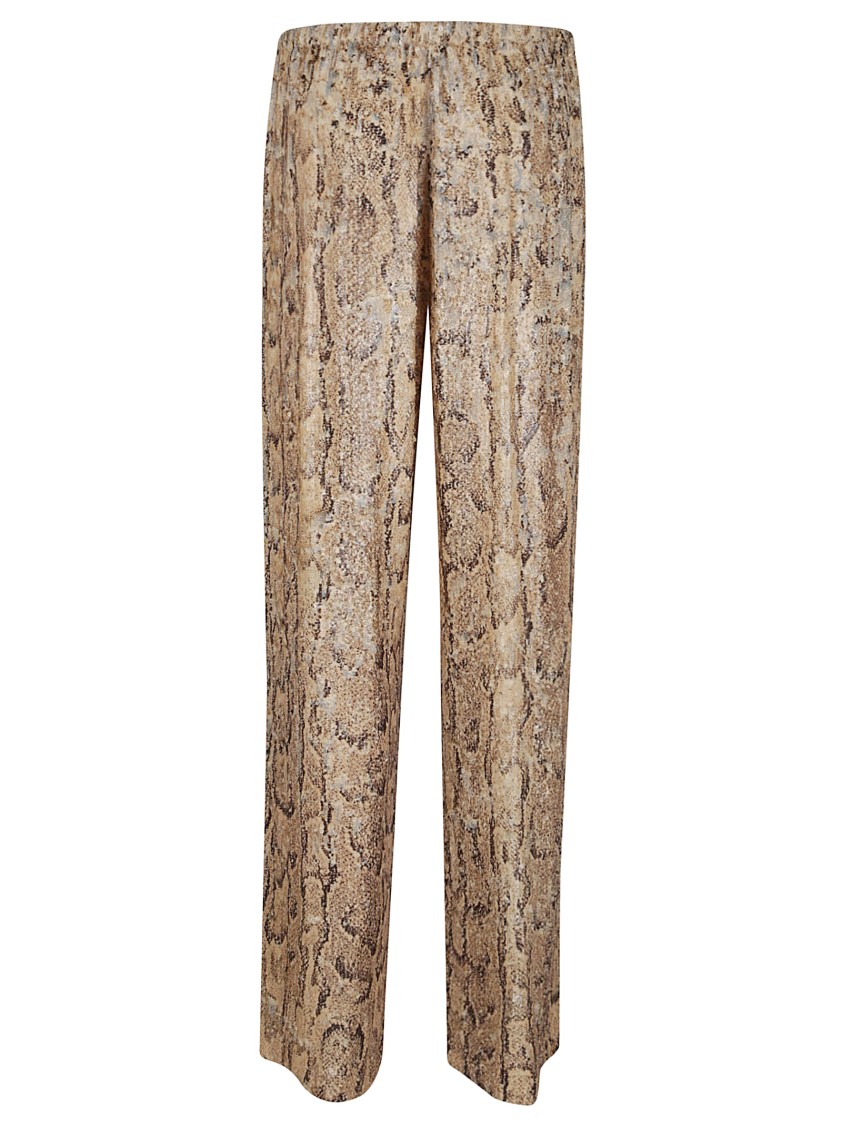 Dries Van Noten Puvis Bis L Emb 1482 W.w.pants In Brown