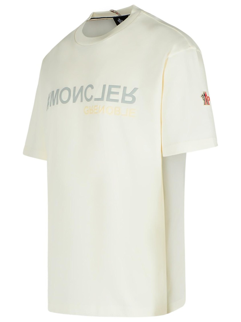 Moncler Grenoble White Cotton T-Shirt | THE LIST