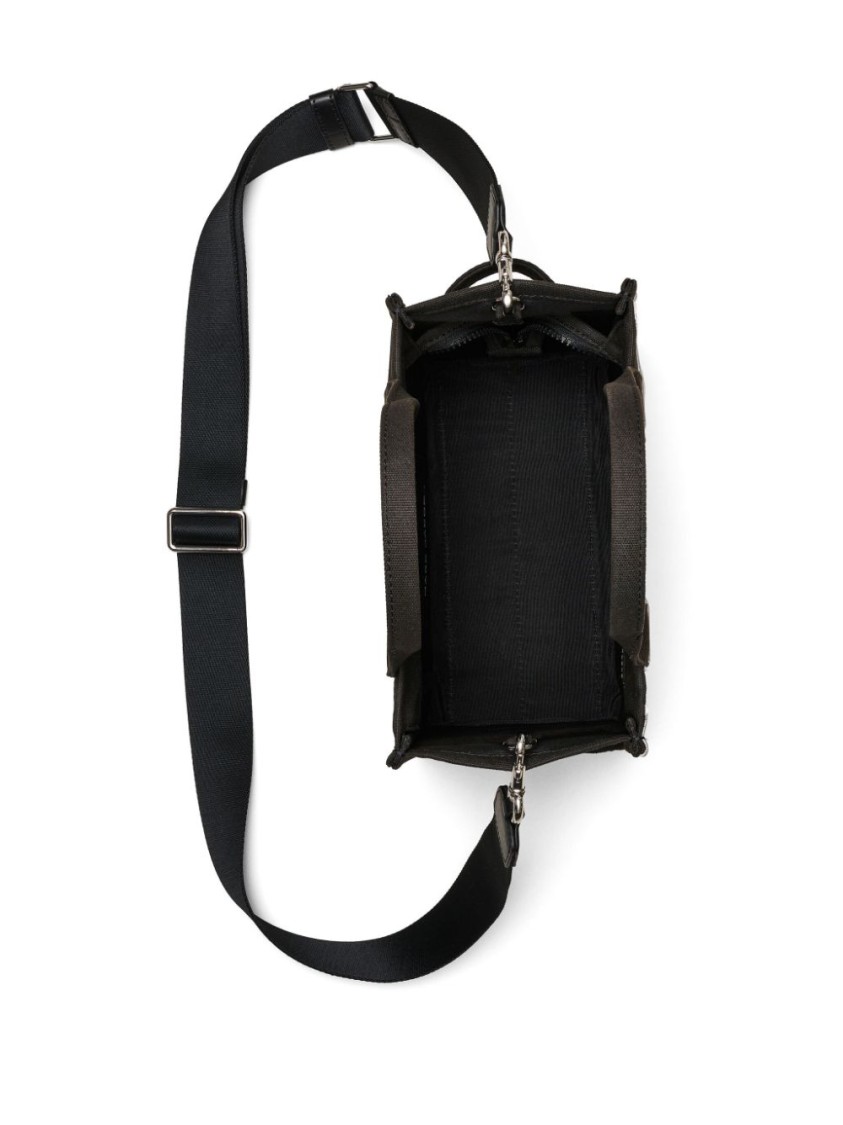 Marc Jacobs Structured Black Handbag With Star Motif And Versatile Strap