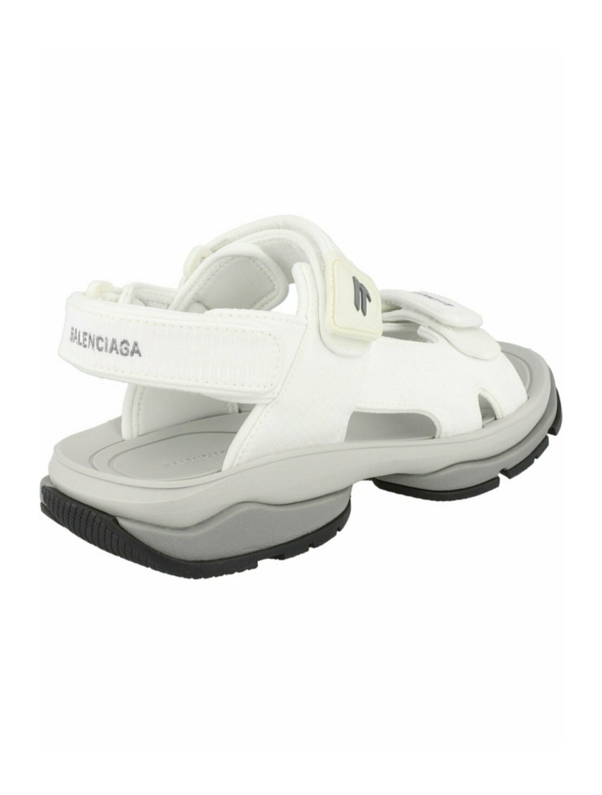 Balenciaga Tourist Sandal In White