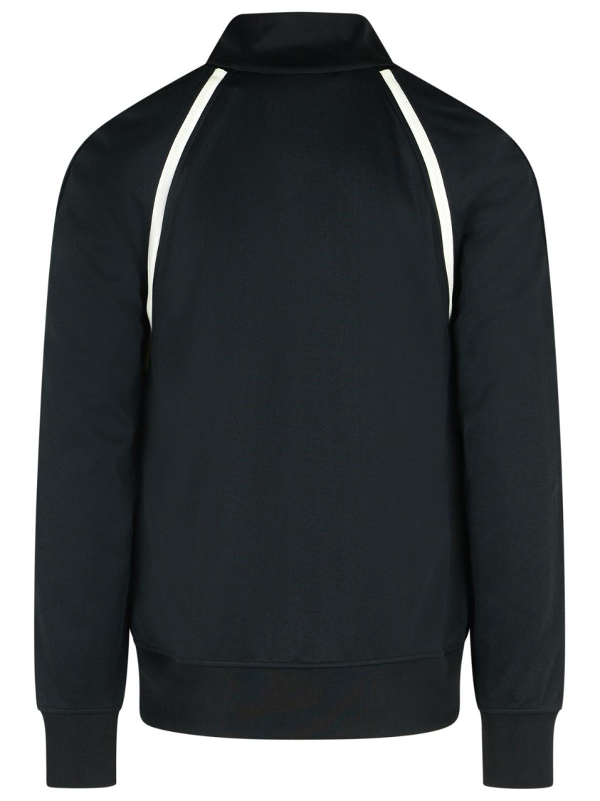 Palm Angels Track' Black Polyester Blend Jacket In Black