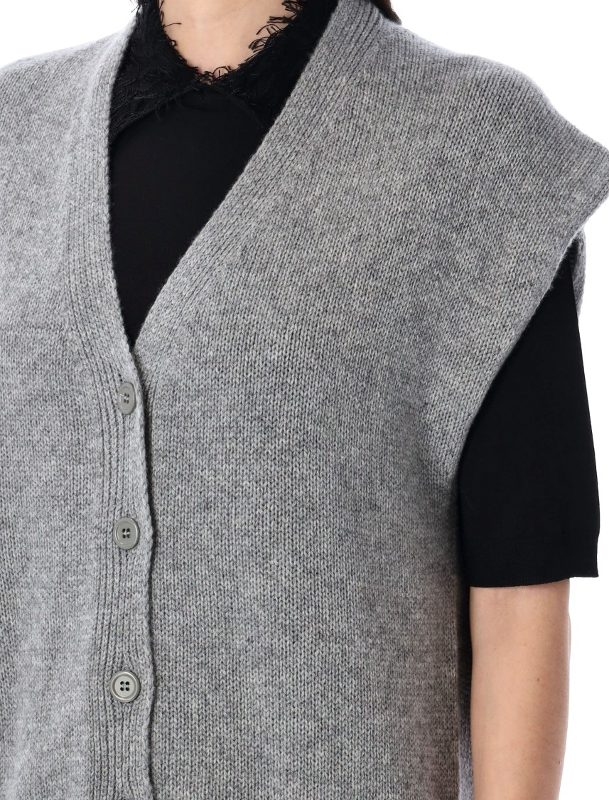 Fabiana Filippi Knitwear V-neck Sleeveless Cardigan