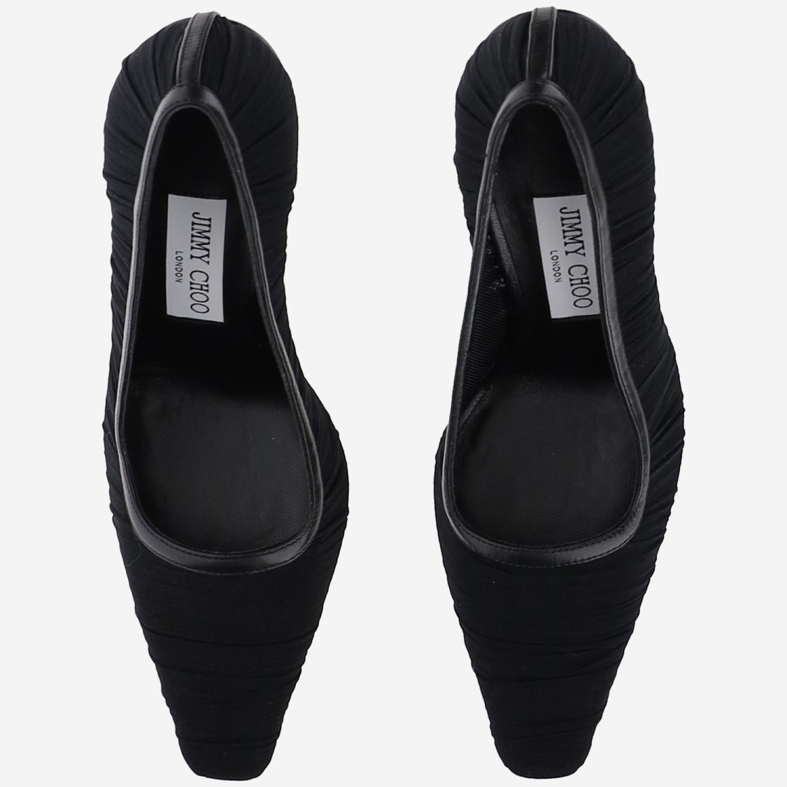 Jimmy Choo Square Toe High Heels In Black