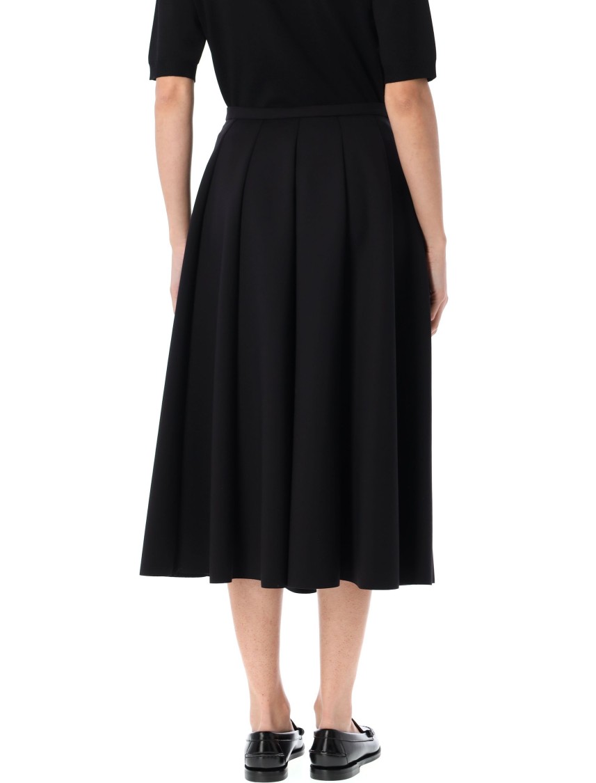 Fabiana Filippi Pleated High Waist Circle Skirt