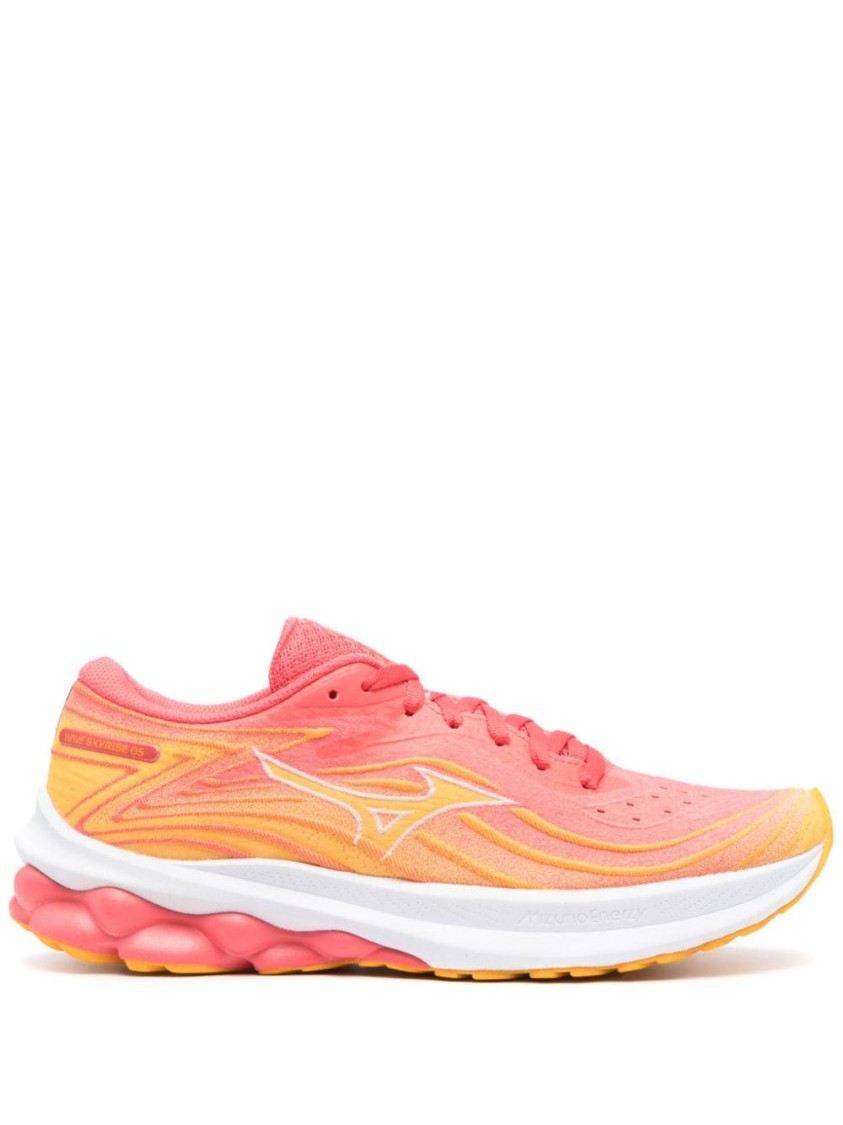 Mizuno Wave Skyrise 5 Sneakers In Burgundy