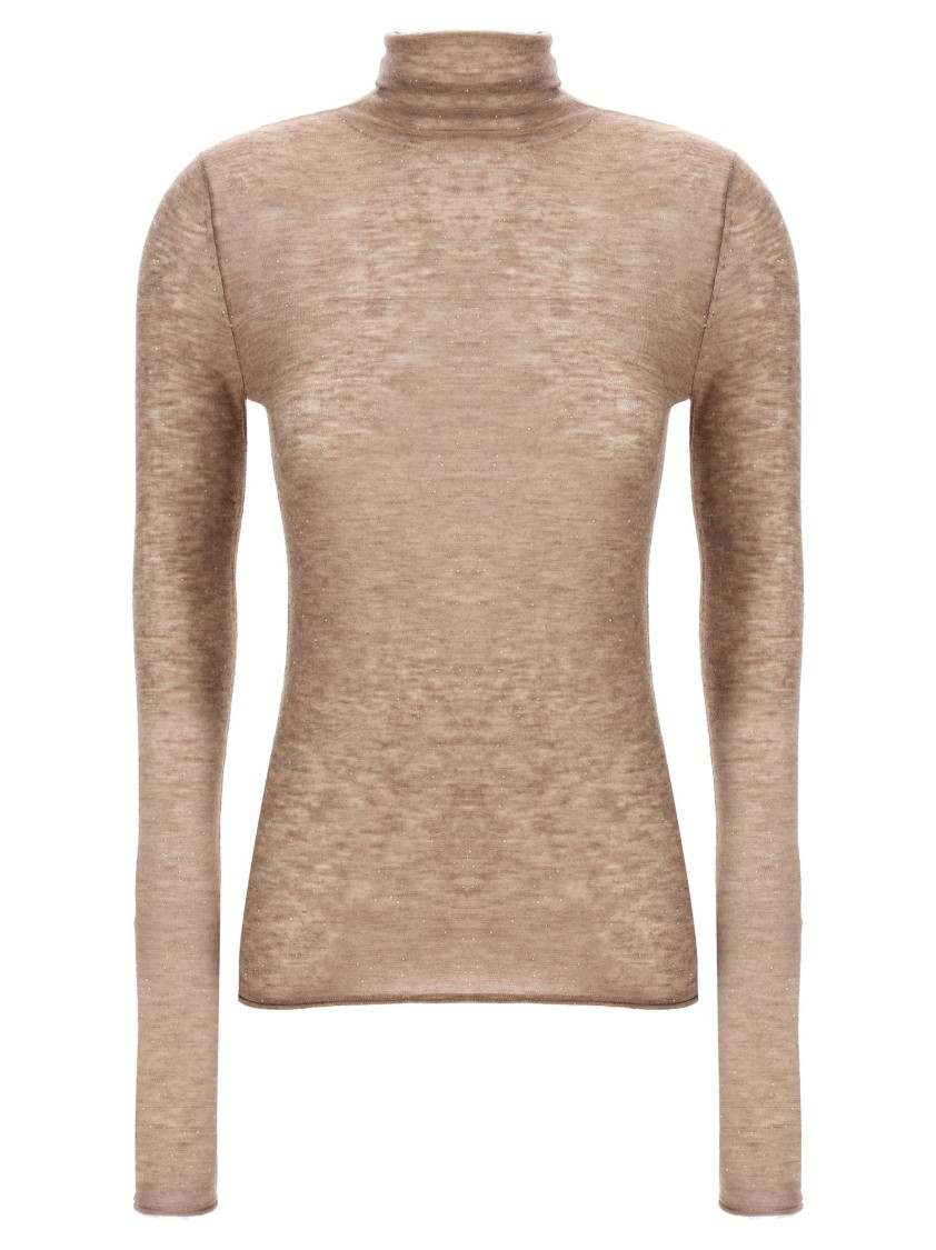 Pinko 'moss' Sweater In Brown
