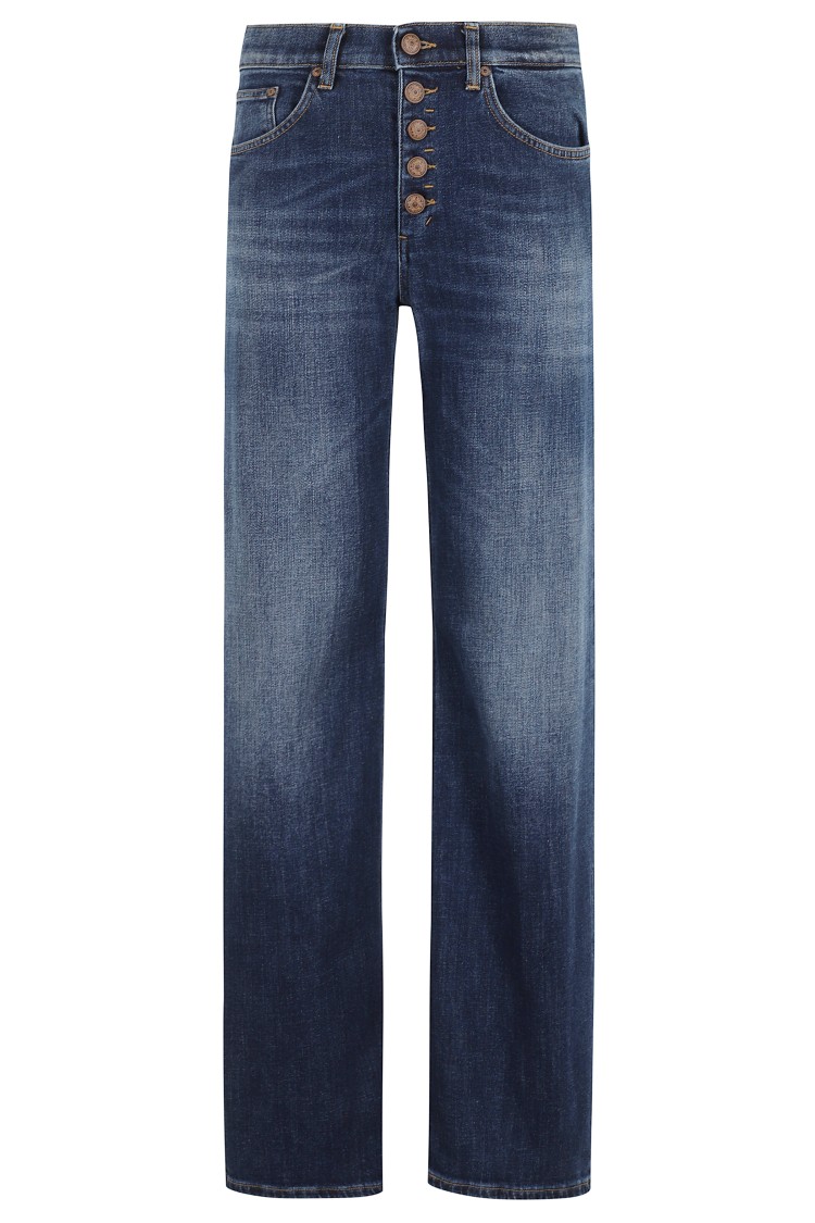 Dondup Loose Fit Jacklyn Jeans In Blue