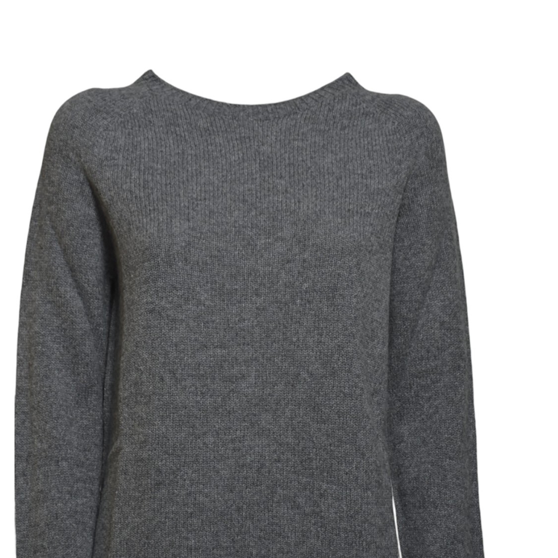 Max Mara Georg Sweater In Dark Gray Wool In Gray