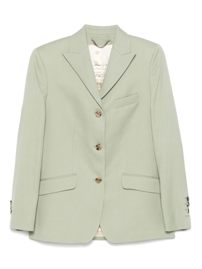 Golden Goose Structured Jacket With Notch Lapels And Shoulder Pads