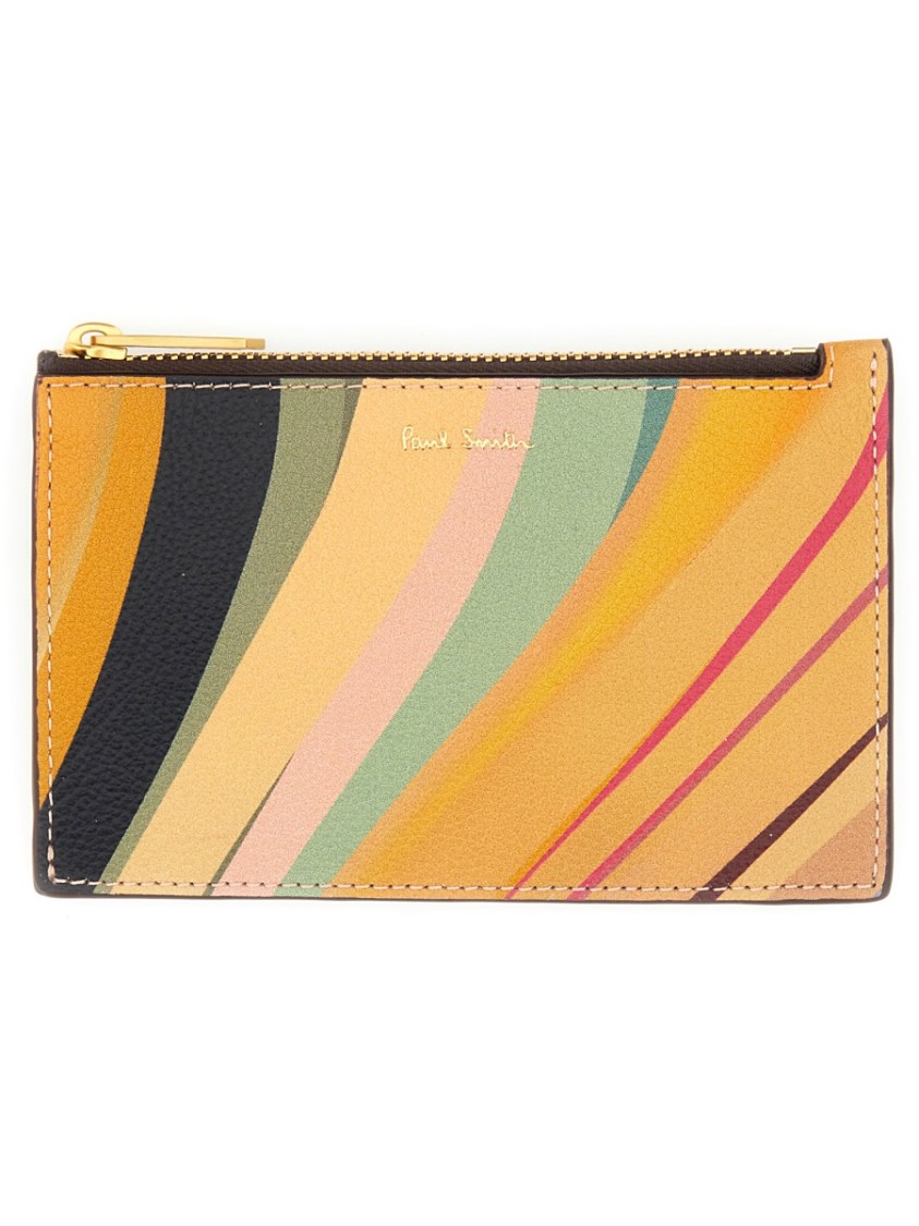 Paul Smith Women's Card Holder Dusky Swirl | Size Uni | W1a8055gswirl In Multicolor