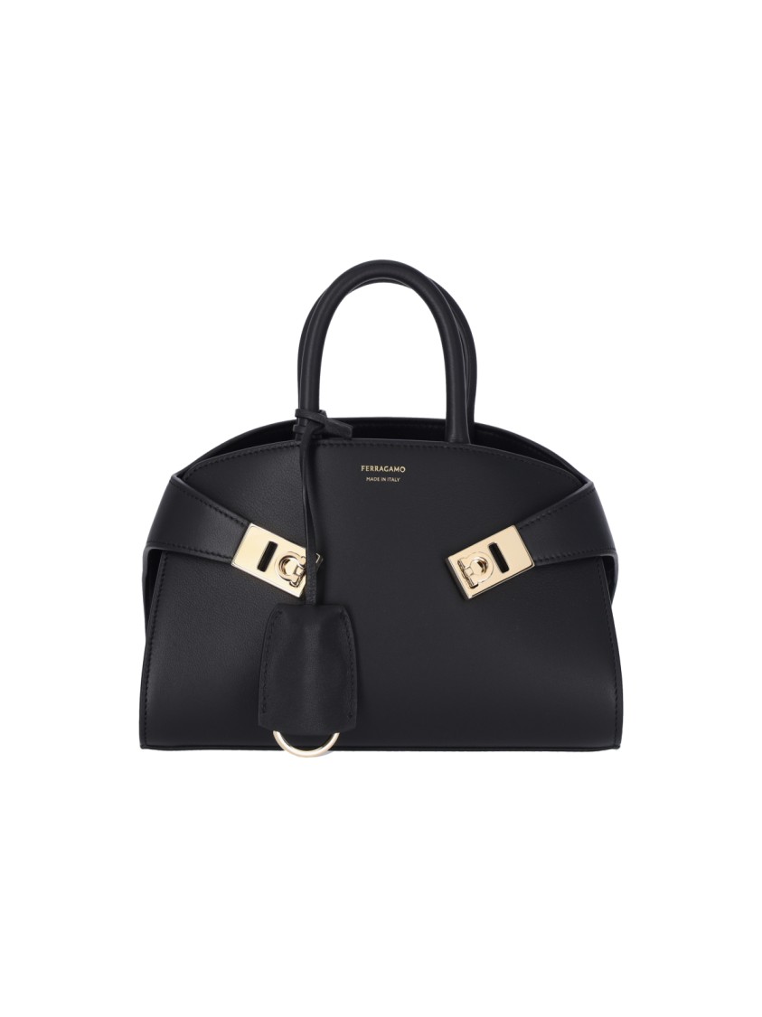 Ferragamo "Hug" Mini Bag Black