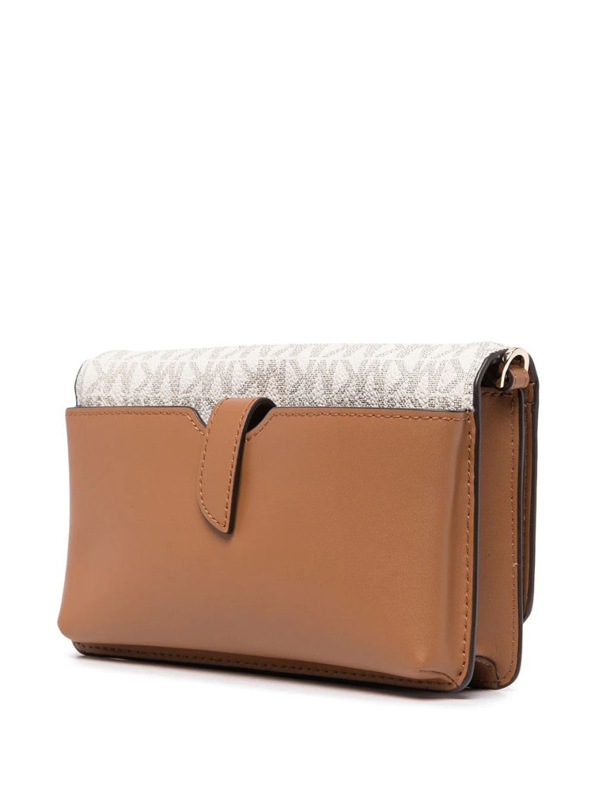 Michael Kors Small Phone Crossbody In Brown