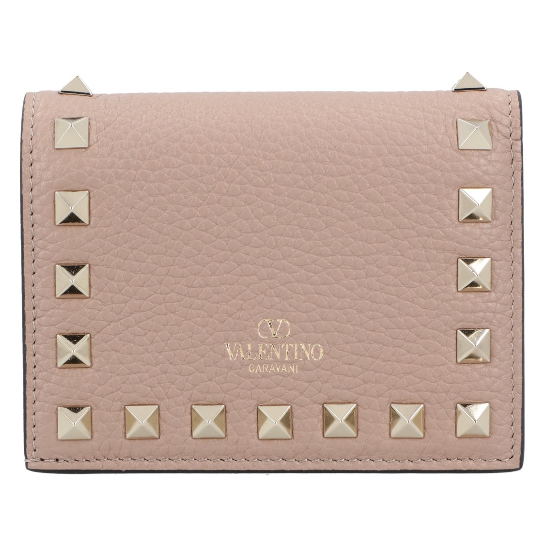 Valentino Rockstud Wallet In Pink