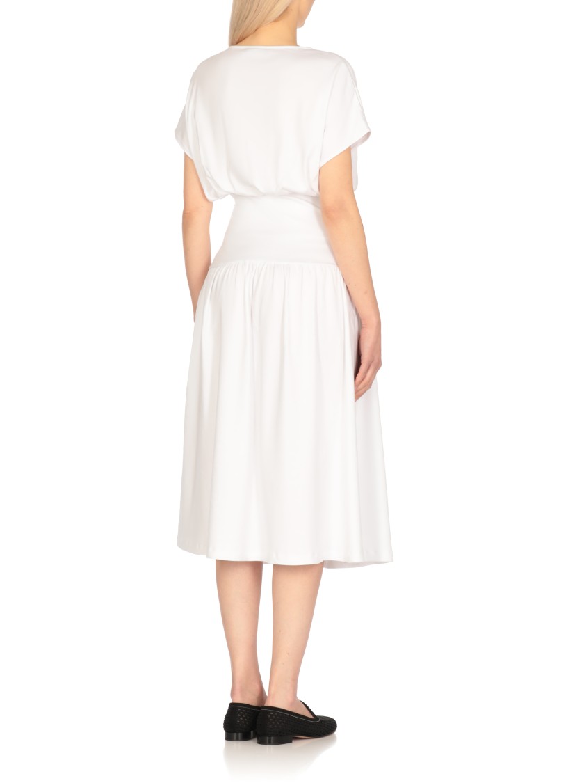Shop Fabiana Filippi White Coton Dress