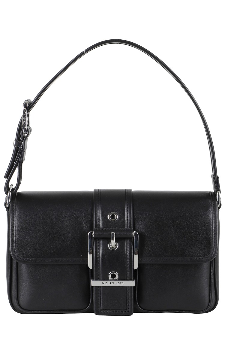 Michael Michael Kors Structured Handbag With Flap Closure And Buckle Detail