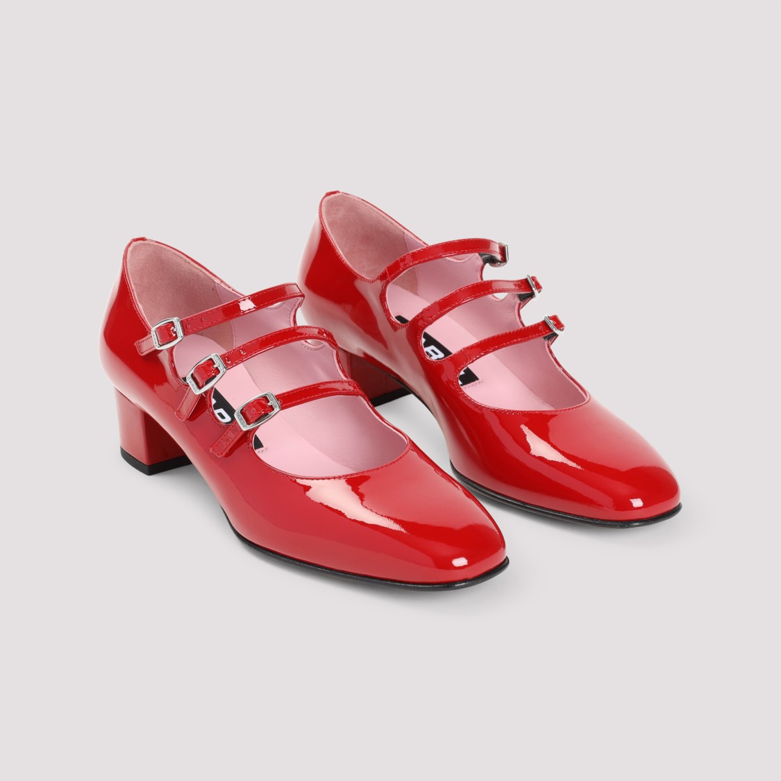 Shop Carel Paris Kina Mary Jane Pumps In Red