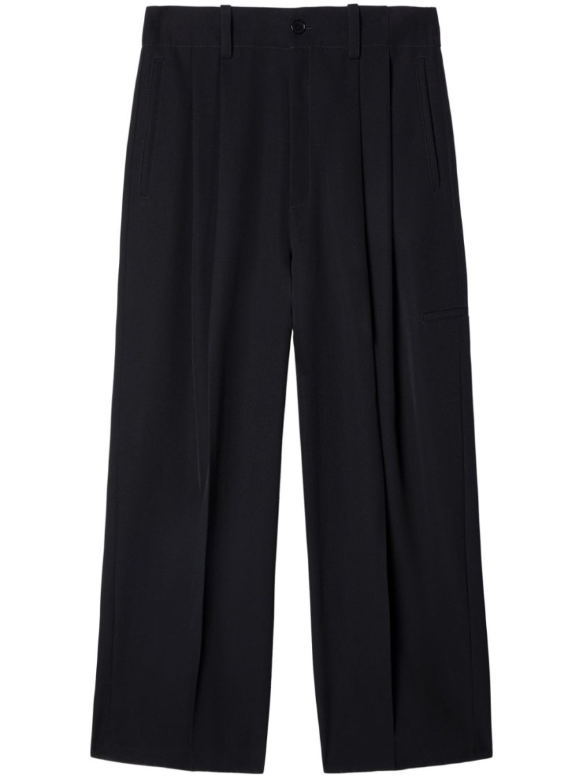 Off-white Ow Darted Tailored Trousers In Black