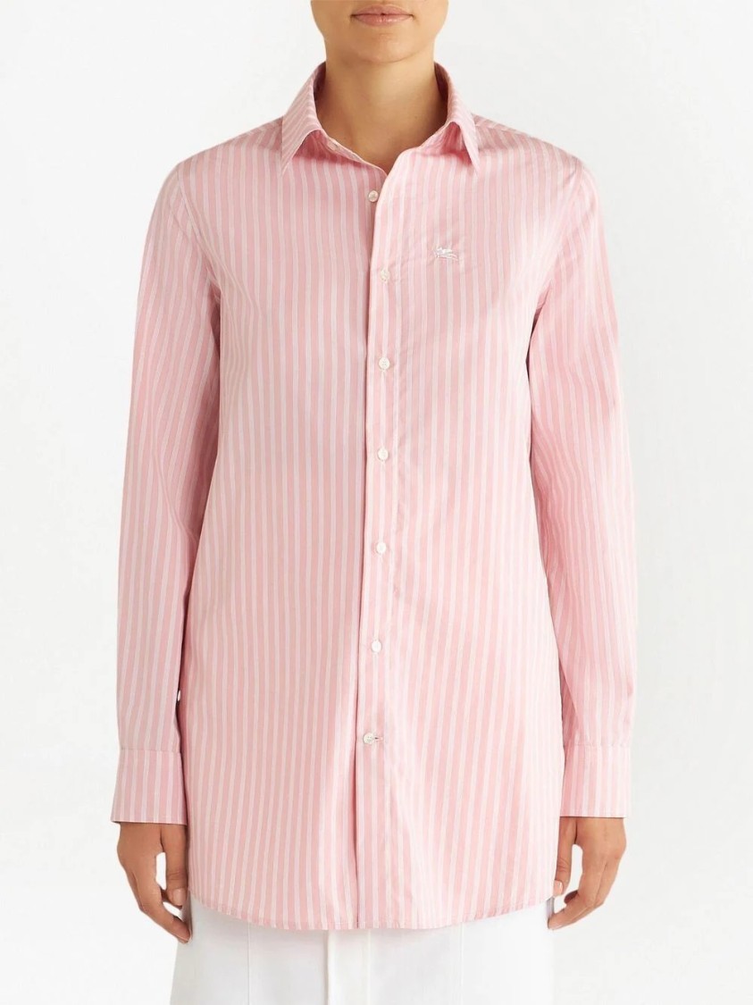 Etro Rose Shirt Clothing In Pink