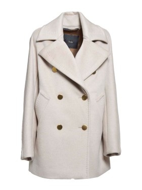 ブルゾン Max Mara Berta Coat In Double Cashmere Sand MAX MARA - BERTA CASHMERE COAT - Eleonora Bonucci
