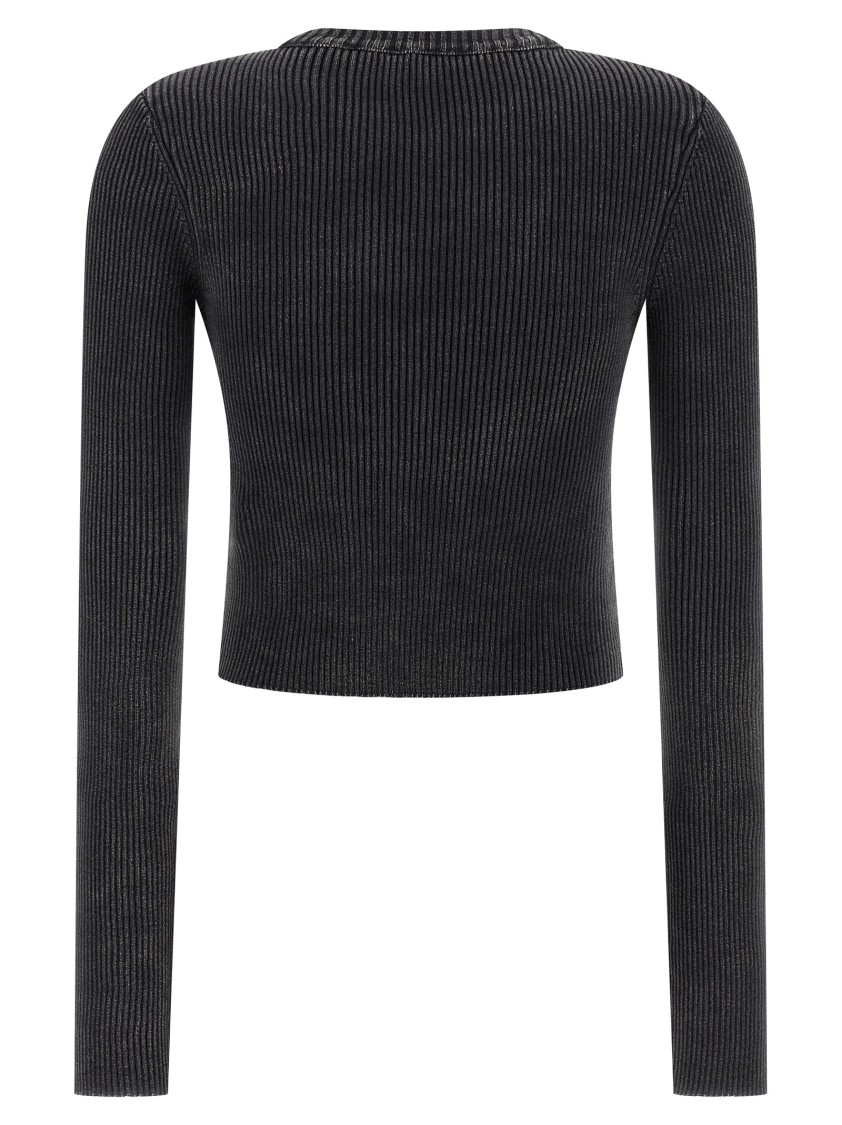 Diesel T-uncutie-long-d T-shirt In Gray
