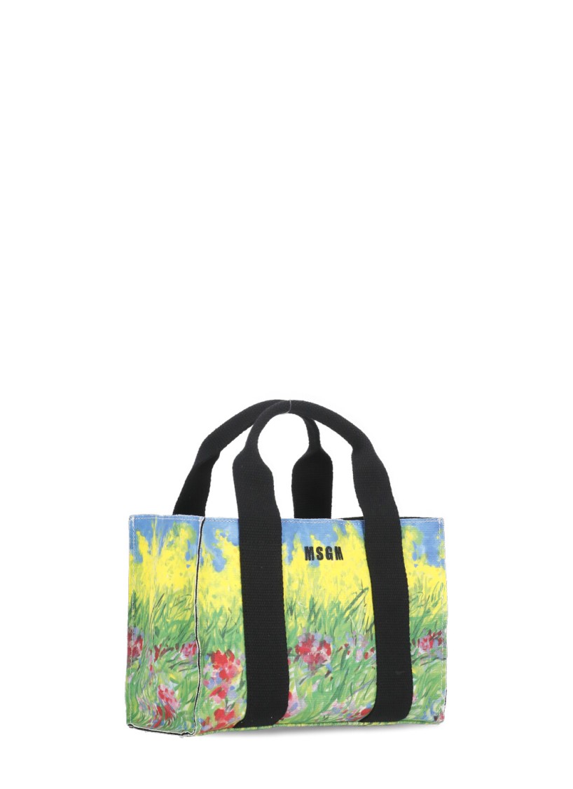 Msgm Multicolor Micro Tote Bag