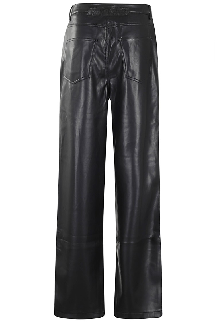 Rotate Birger Christensen Rotate Birgerchristensen Wide Leg 5 Pocket Pant In Black