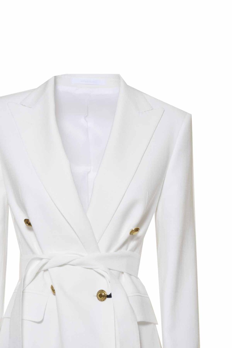 Tagliatore Cindy Blazer In White Viscose In White