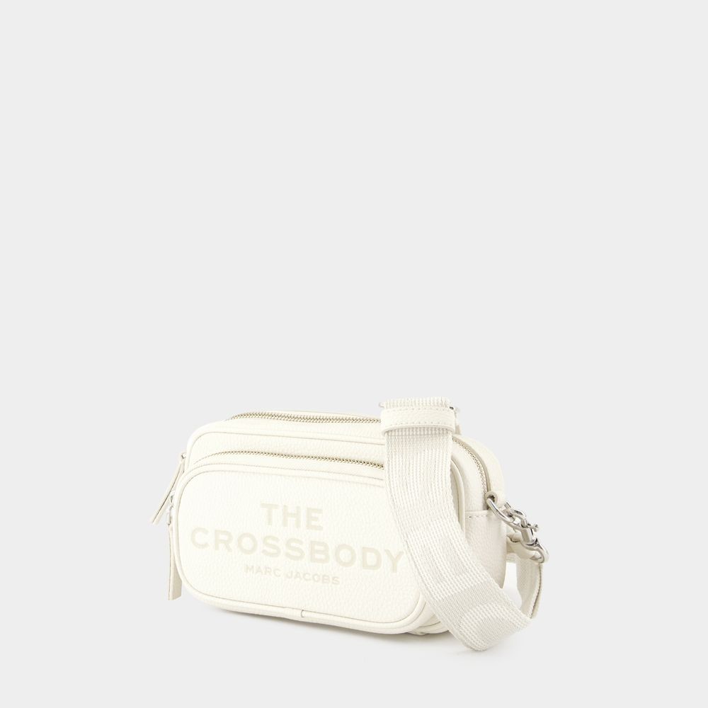 Marc Jacobs The Adjustable Textured Crossbody Bag In White