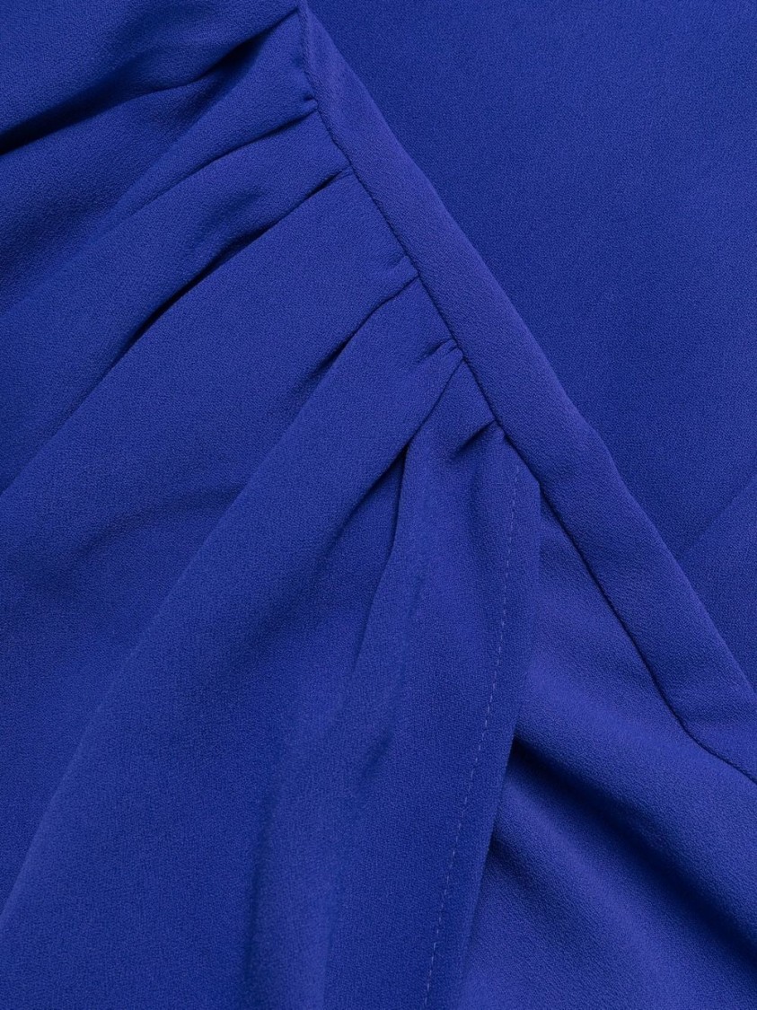 Self-portrait Sweetheart-neck Midi-dress In Blue