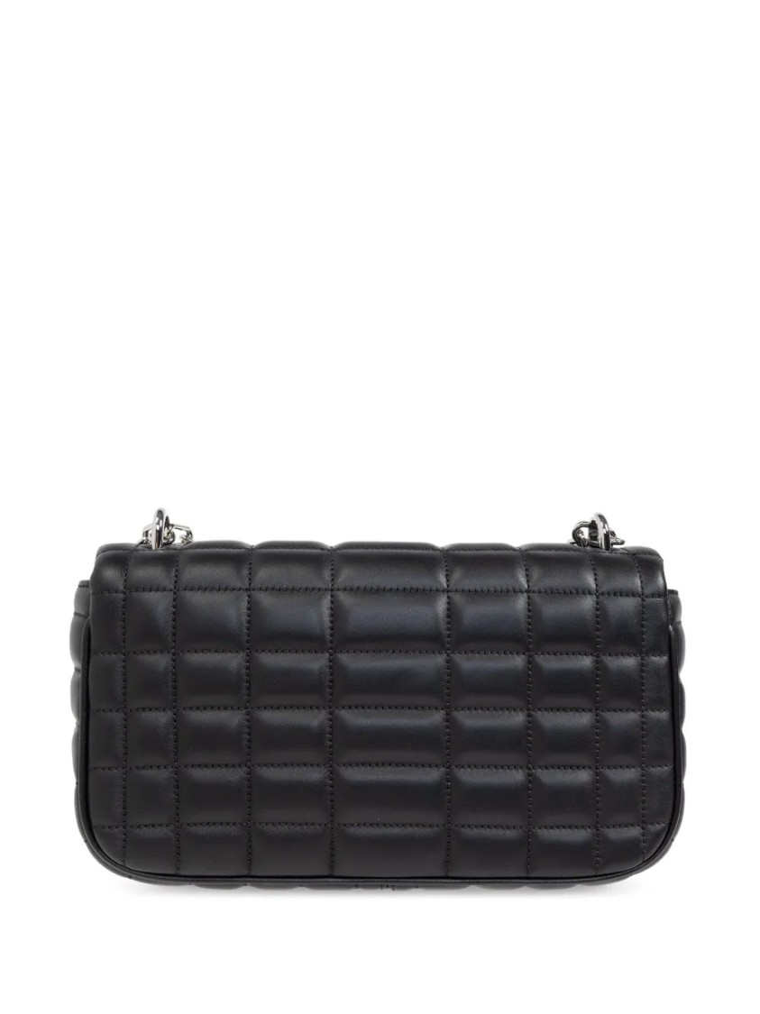 Michael Kors Lg Conv Chain Shldr In Black