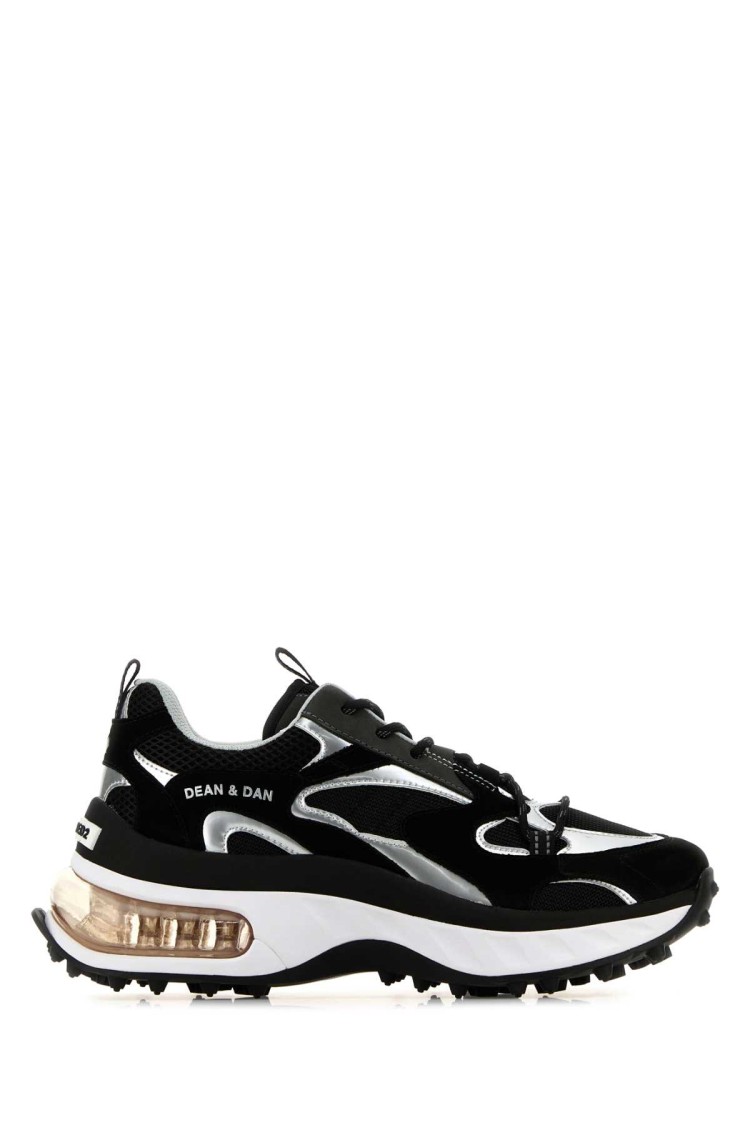 Dsquared2 Multicolor Bubble Sneakers In Black