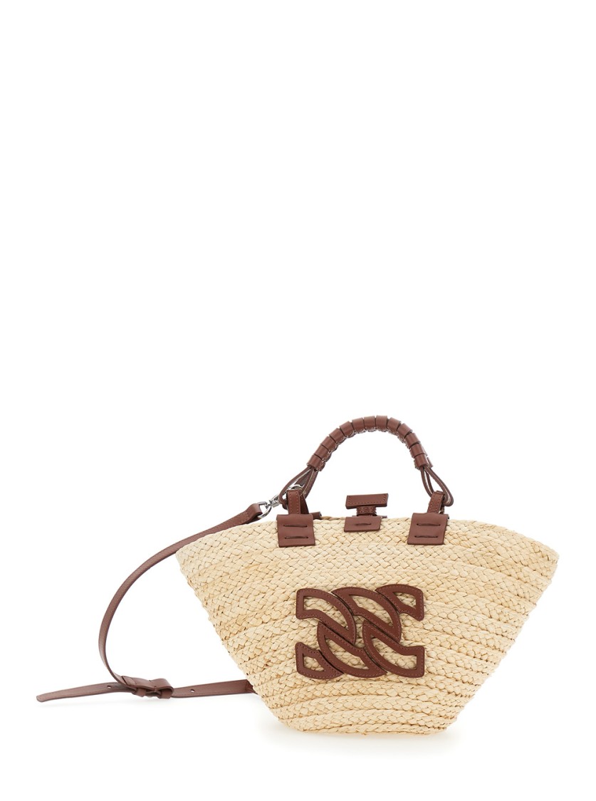Casadei Structured Woven Shopper
