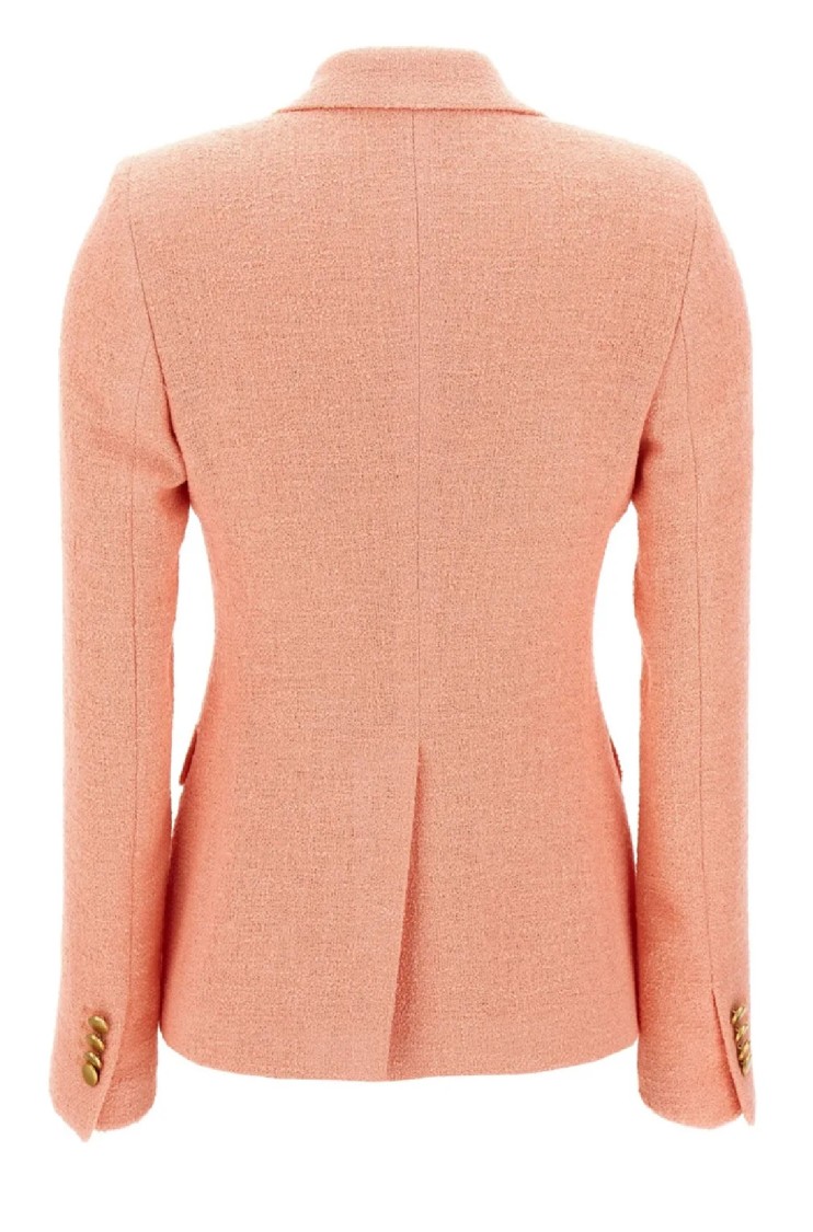 Tagliatore Double-breasted Tailored Jacket With Textured Finish