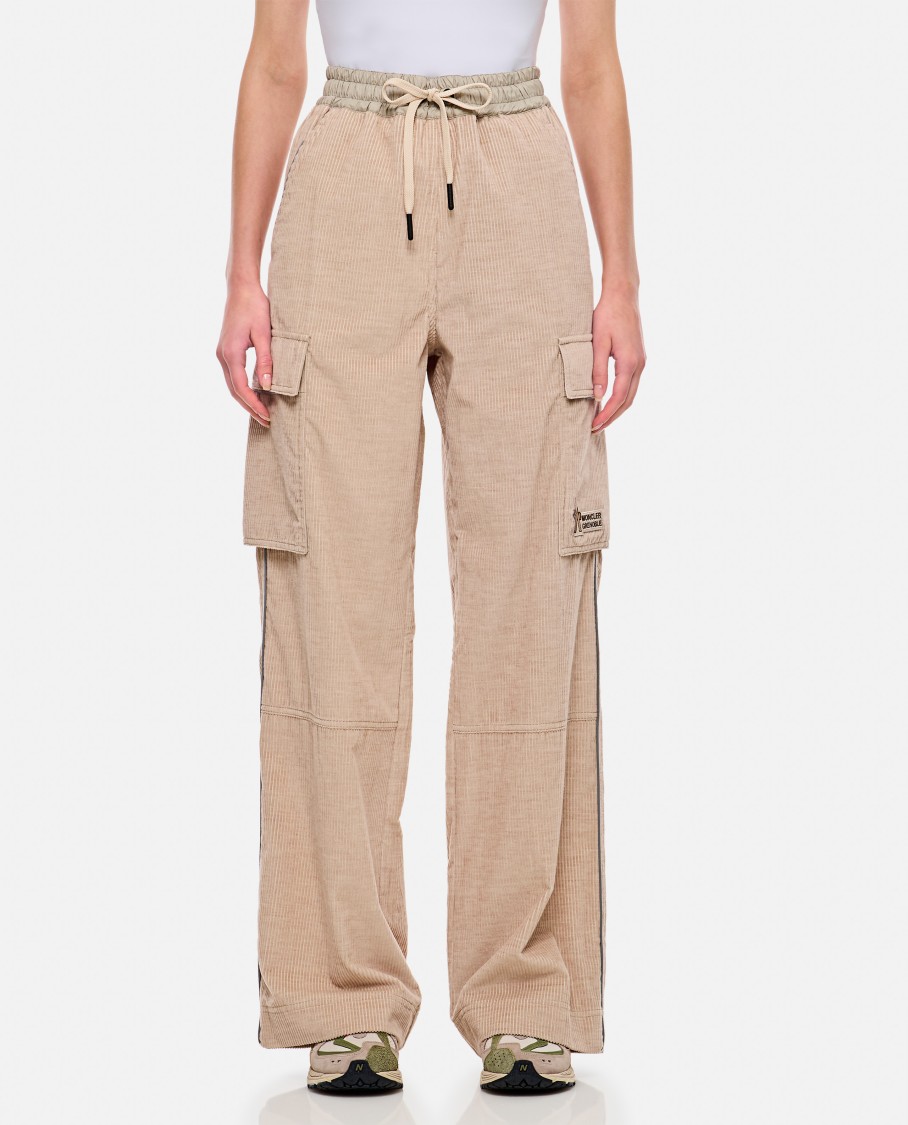MONCLER MONCLER GRENOBLE CARGO PANTS WITH ELASTIC WAISTBAND