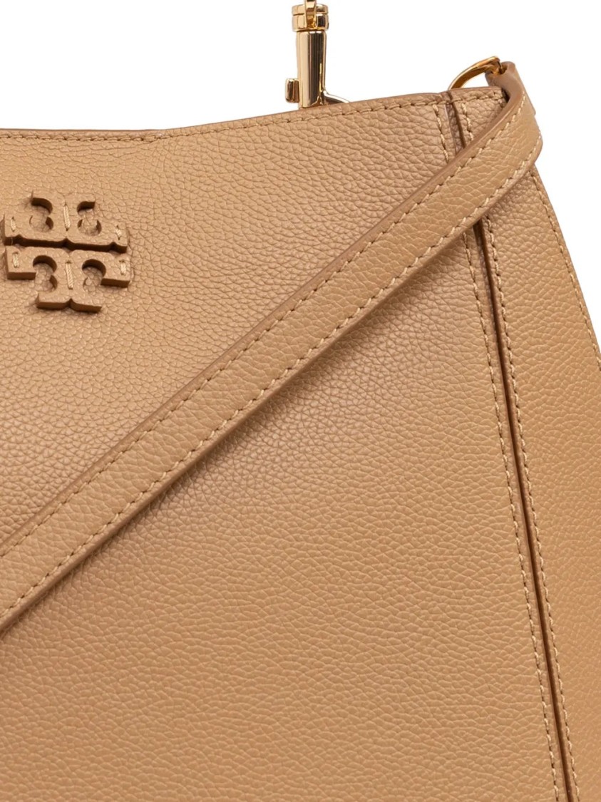 Tory Burch Mcgraw Bucket Bag In Neutral
