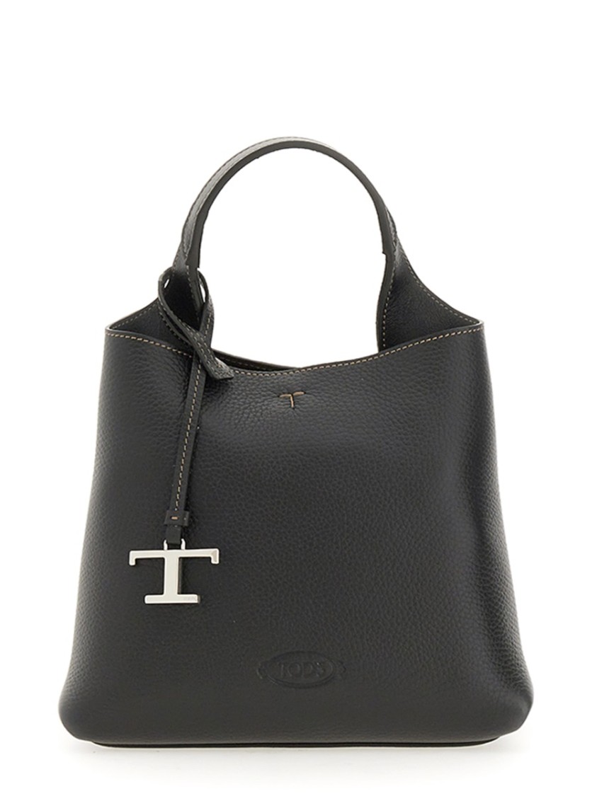 Tod's Micro Calfskin Handbag With Removable Charm