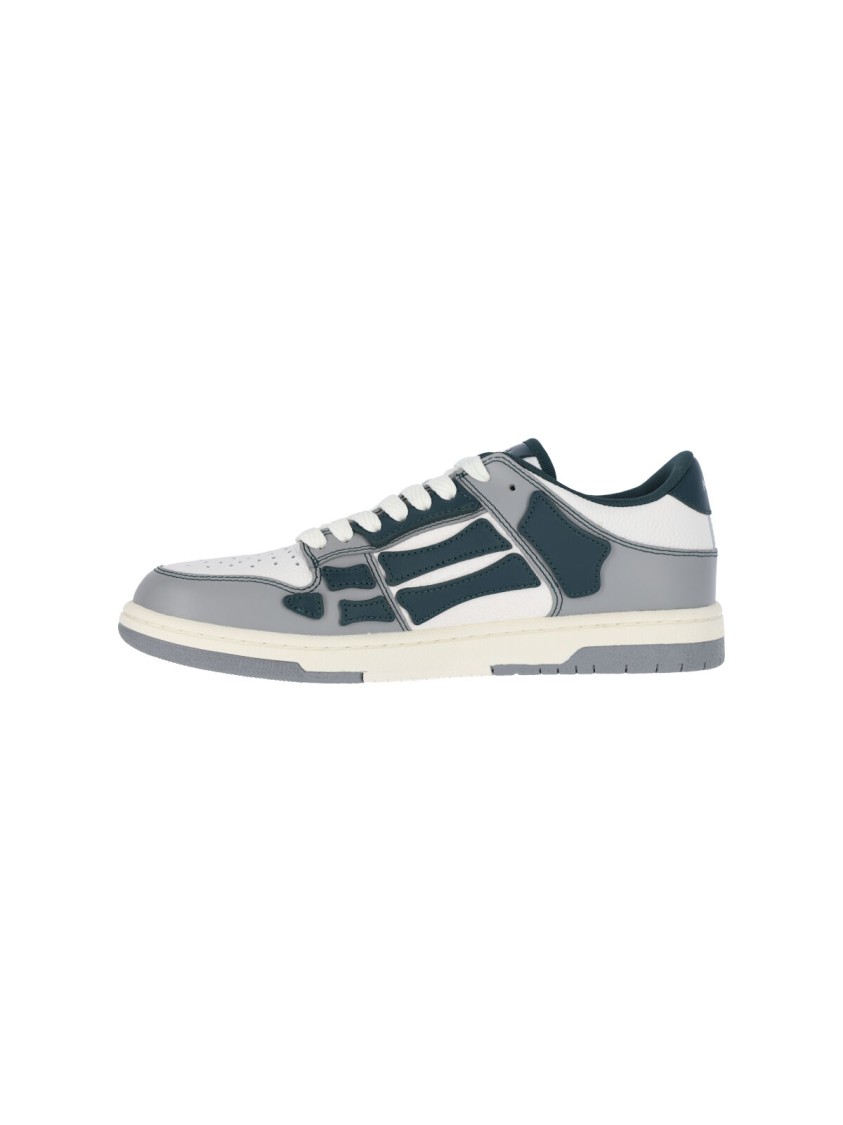 Amiri Skeleton Leather Low-top Sneakers With Distinctive Graphics