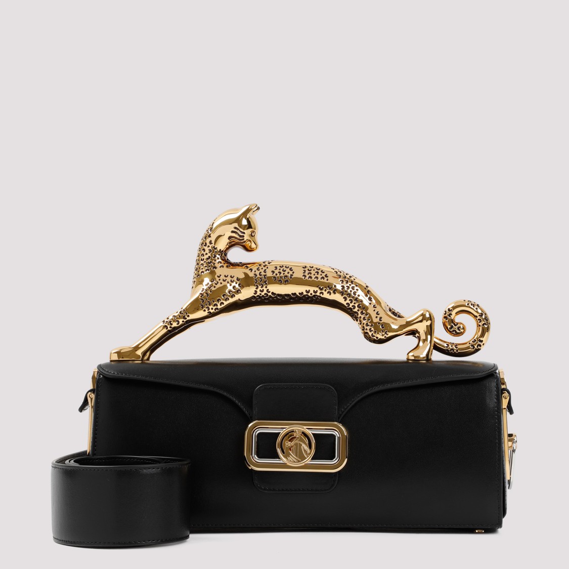 Shop Lanvin Pencil Cat Box Tote Bag