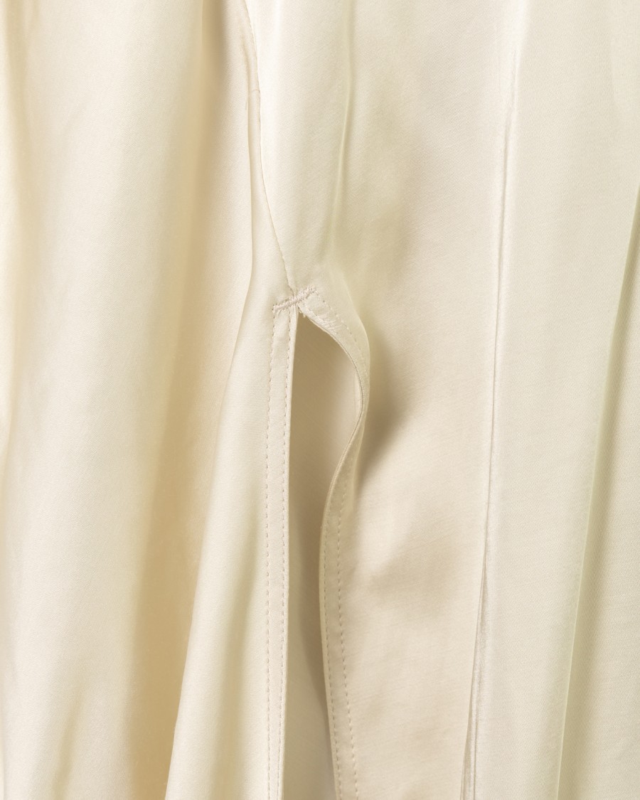 Rick Owens Satin-finish White Dress | ModeSens