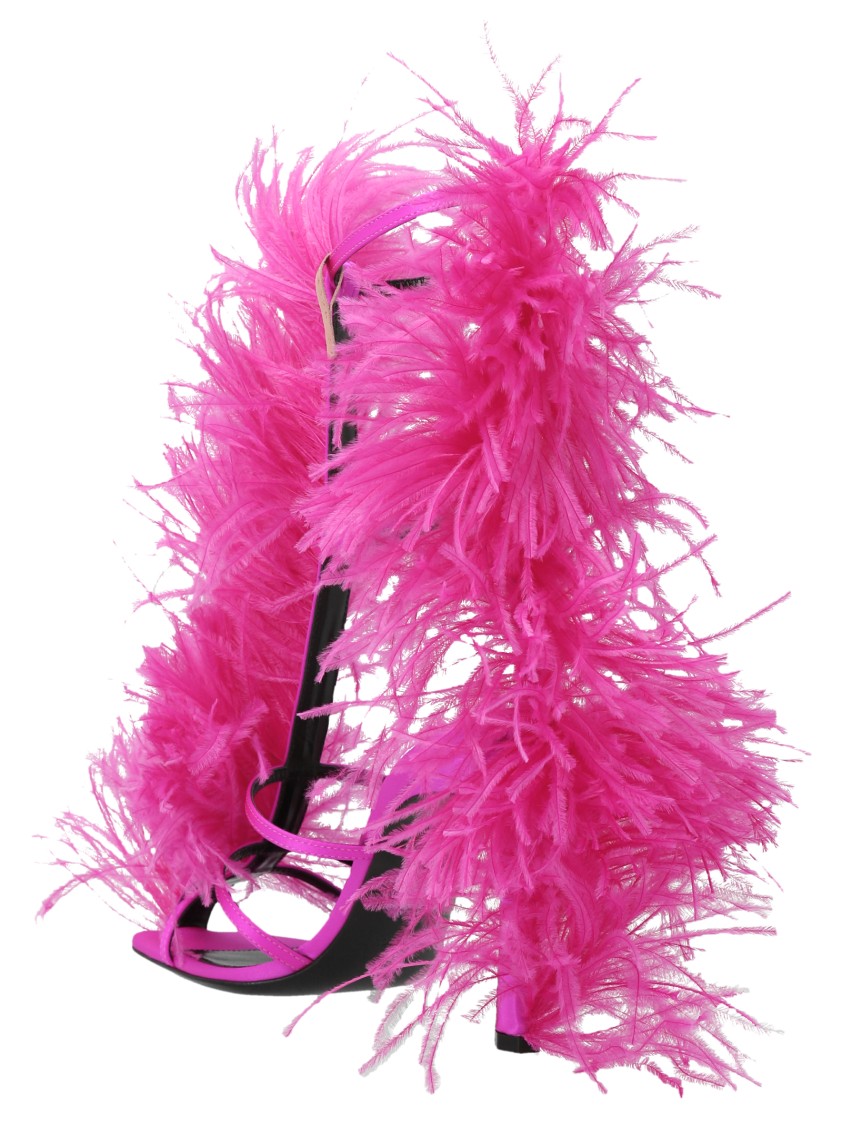 Sergio Rossi X Area 'amazona' Sandals In Pink
