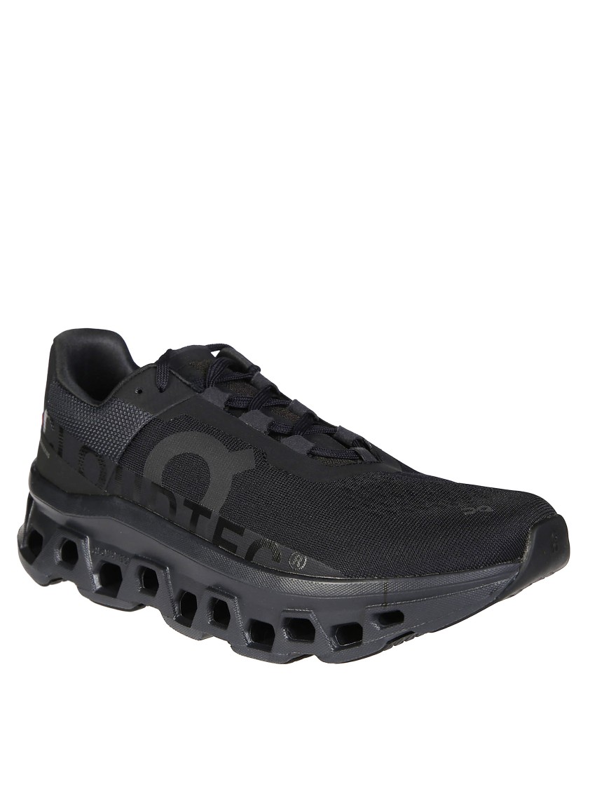 On Running Cloudmonster Sneakers In Black